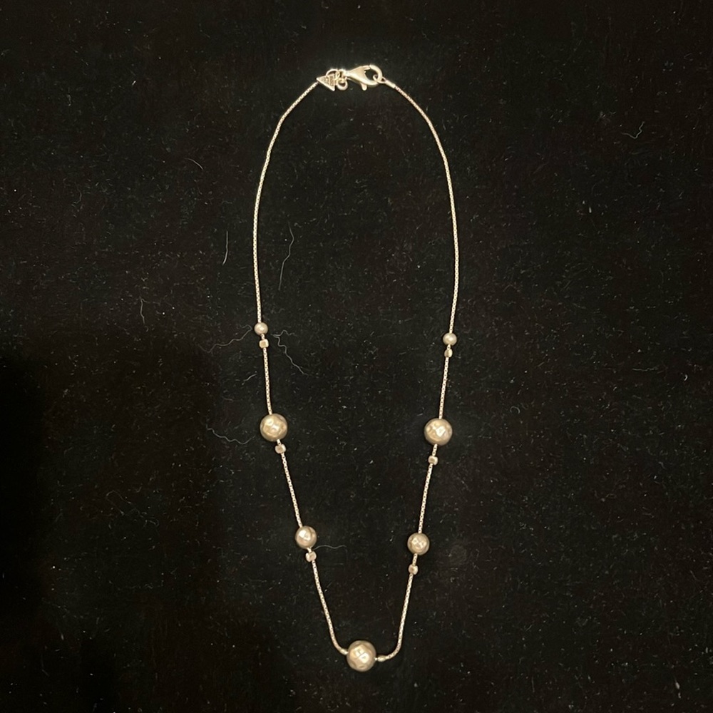 Silpada Sterling Silver Rare Hammered Ball Necklace